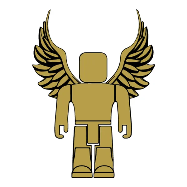 Standing Gold Roblox Character with Wings Full Body SVG PNG Clipart Standing Gold Roblox Character with Wings Full Body SVG PNG Clipart - Free Cartoon Vector Illustration PNG SVG AI EPS Download