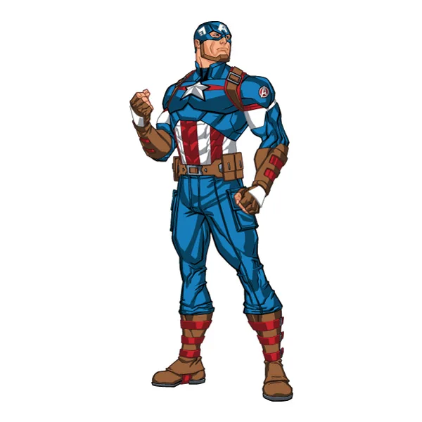 Standing Heroic Captain America Comic Style Full Body SVG PNG Clipart Standing Heroic Captain America Comic Style Full Body SVG PNG Clipart - Premium Cartoon Vector Illustration PNG SVG AI EPS Download