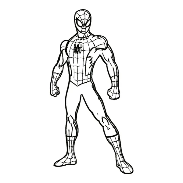 Standing Heroic Pose Line Art Spider-Man Full Body SVG PNG Clipart Standing Heroic Pose Line Art Spider-Man Full Body SVG PNG Clipart - Free Cartoon Vector Illustration PNG SVG AI EPS Download