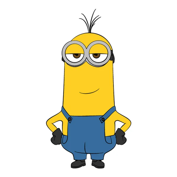 Standing Kevin Minion Hands on Hips Flat SVG PNG Clipart Standing Kevin Minion Hands on Hips Flat SVG PNG Clipart - Free Cartoon Vector Illustration PNG SVG AI EPS Download