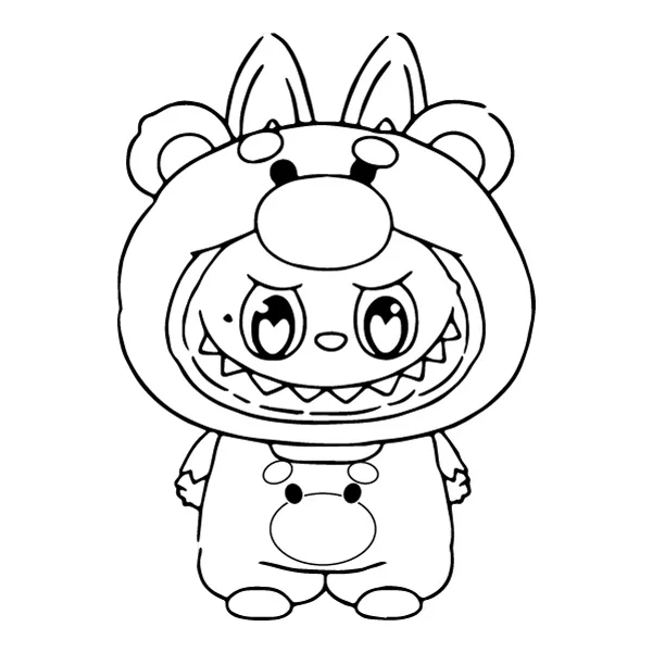 Standing Line Art Labubu Doll Full Body SVG PNG Clipart Standing Line Art Labubu Doll Full Body SVG PNG Clipart - Free Cartoon Vector Illustration PNG SVG AI EPS Download