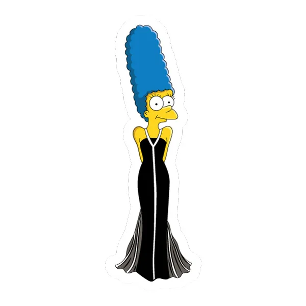 Standing Marge Simpson in Black Dress Full Body SVG PNG Clipart Standing Marge Simpson in Black Dress Full Body SVG PNG Clipart - Free Cartoon Vector Illustration PNG SVG AI EPS Download
