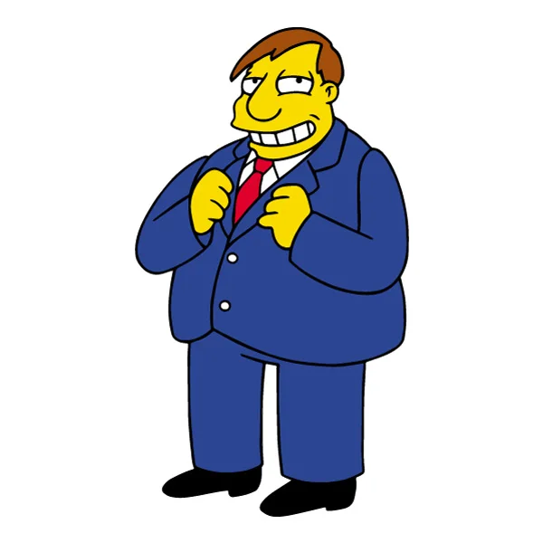 Standing Mayor Quimby Adjusting Suit Cartoon Full Body SVG PNG Clipart Standing Mayor Quimby Adjusting Suit Cartoon Full Body SVG PNG Clipart - Free Cartoon Vector Illustration PNG SVG AI EPS Download