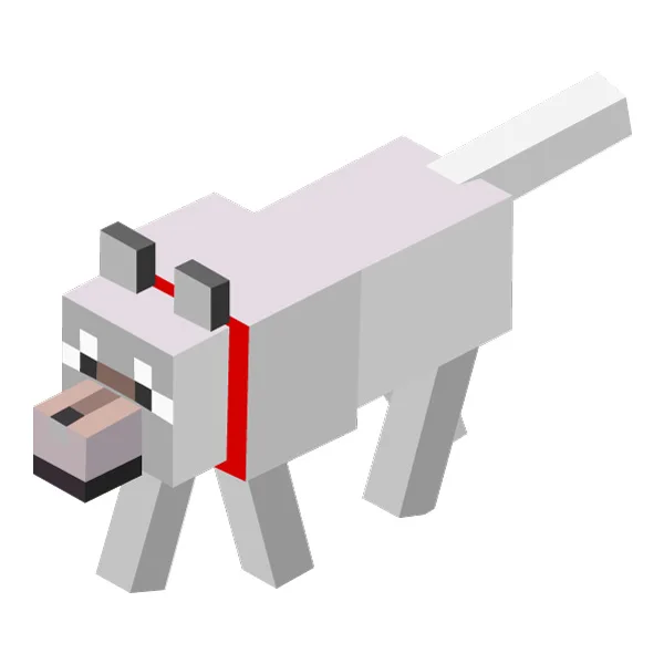 Standing Minecraft Wolf Tamed Full Body Voxel SVG PNG Clipart Standing Minecraft Wolf Tamed Full Body Voxel SVG PNG Clipart - Free Cartoon Vector Illustration PNG SVG AI EPS Download
