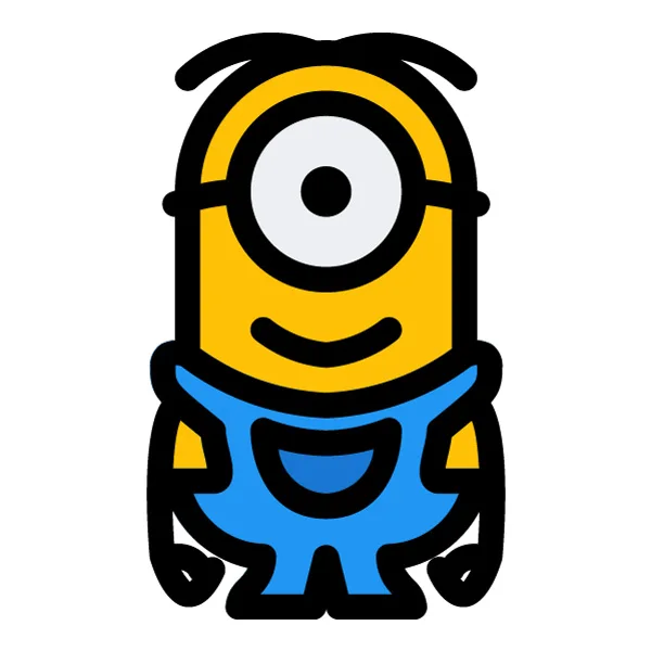 Standing One-Eyed Minion Flat Line Art Full Body SVG PNG Clipart Standing One-Eyed Minion Flat Line Art Full Body SVG PNG Clipart - Free Cartoon Vector Illustration PNG SVG AI EPS Download