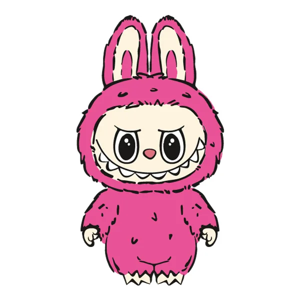 Standing Pink Bunny Monster Mascot Full Body SVG PNG Clipart Standing Pink Bunny Monster Mascot Full Body SVG PNG Clipart - Free Cartoon Vector Illustration PNG SVG AI EPS Download