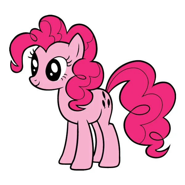 Standing Pinkie Pie Full Body Cartoon SVG PNG Clipart Standing Pinkie Pie Full Body Cartoon SVG PNG Clipart - Free Cartoon Vector Illustration PNG SVG AI EPS Download
