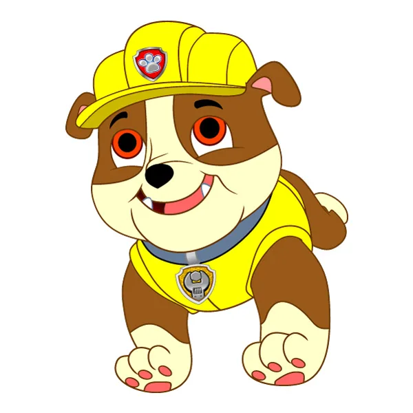 Standing Rubble PAW Patrol Full Body SVG PNG Clipart Standing Rubble PAW Patrol Full Body SVG PNG Clipart - Free Cartoon Vector Illustration PNG SVG AI EPS Download