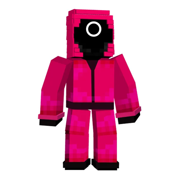 Standing Squid Game Guard Minecraft Style Full Body SVG PNG Clipart Standing Squid Game Guard Minecraft Style Full Body SVG PNG Clipart - Free Cartoon Vector Illustration PNG SVG AI EPS Download