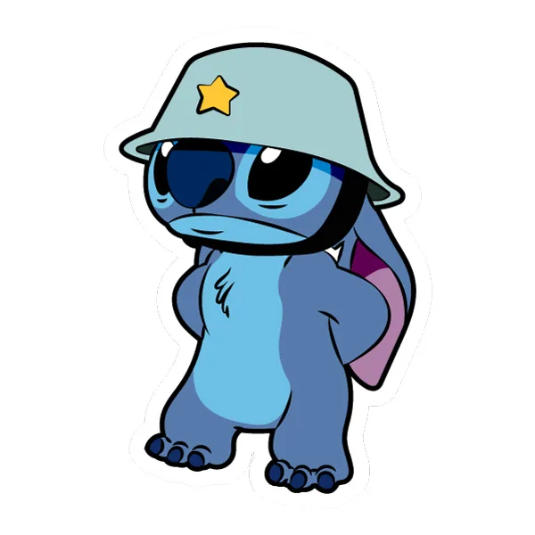 Standing Stitch with Star Bucket Hat Full Body Vector SVG PNG Clipart Standing Stitch with Star Bucket Hat Full Body Vector SVG PNG Clipart - Free Cartoon Vector Illustration PNG SVG AI EPS Download
