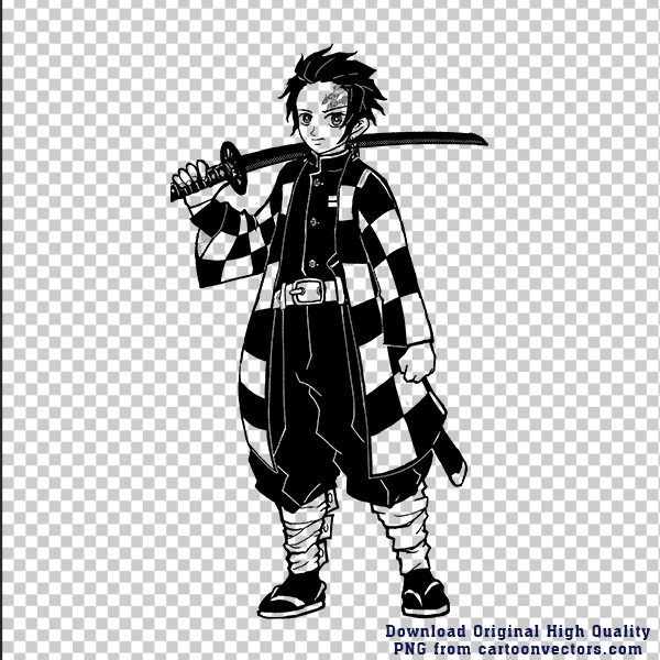 Standing Tanjiro Kamado with Katana Manga Style Full Body SVG PNG Clipart Standing Tanjiro Kamado with Katana Manga Style Full Body SVG PNG Clipart - Free Cartoon Vector Illustration PNG SVG AI EPS Download