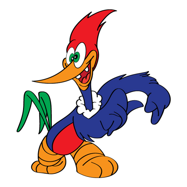 Standing Woody Woodpecker Cartoon Vector Clipart Standing Woody Woodpecker Cartoon Vector Clipart - Free Cartoon Vector Illustration PNG SVG AI EPS Download