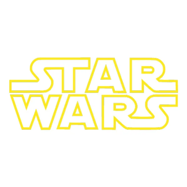 Star Wars Logo Yellow Outline SVG PNG Clipart Star Wars Logo Yellow Outline SVG PNG Clipart - Free Cartoon Vector Illustration PNG SVG AI EPS Download