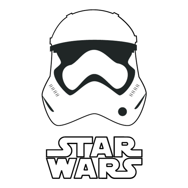 Star Wars Minimal Stormtrooper Helmet SVG PNG Clipart Star Wars Minimal Stormtrooper Helmet SVG PNG Clipart - Free Cartoon Vector Illustration PNG SVG AI EPS Download