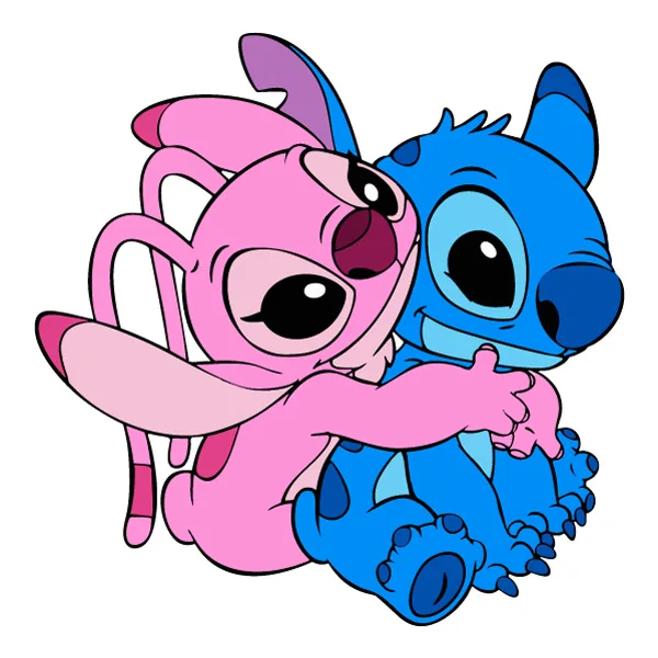 Stitch and Angel Couple SVG PNG Clipart Stitch and Angel Couple SVG PNG Clipart - Free Cartoon Vector Illustration PNG SVG AI EPS Download