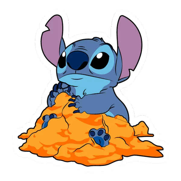 Stitch Buried in Sand Pile Flat Cartoon SVG PNG Clipart Stitch Buried in Sand Pile Flat Cartoon SVG PNG Clipart - Free Cartoon Vector Illustration PNG SVG AI EPS Download