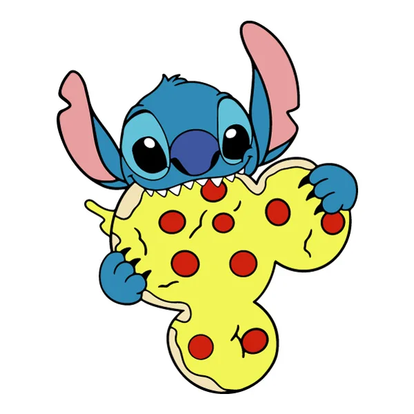 Stitch Eating Mickey Shaped Pizza Flat SVG PNG Clipart Stitch Eating Mickey Shaped Pizza Flat SVG PNG Clipart - Free Cartoon Vector Illustration PNG SVG AI EPS Download