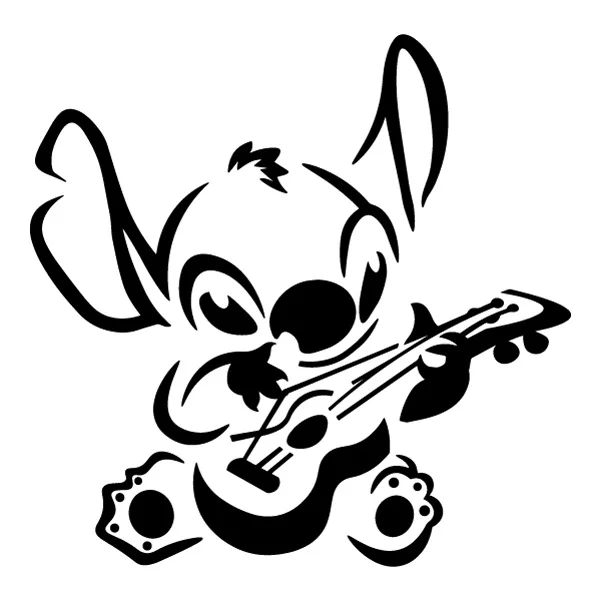 Stitch Playing Ukulele Sitting Minimalist Line Art Vector SVG PNG Clipart Stitch Playing Ukulele Sitting Minimalist Line Art Vector SVG PNG Clipart - Free Cartoon Vector Illustration PNG SVG AI EPS Download