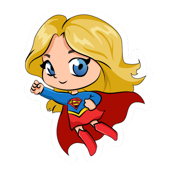 Supergirl Flying Chibi Superhero SVG PNG Clipart Supergirl Flying Chibi Superhero SVG PNG Clipart - Free Cartoon Vector Illustration PNG SVG AI EPS Download