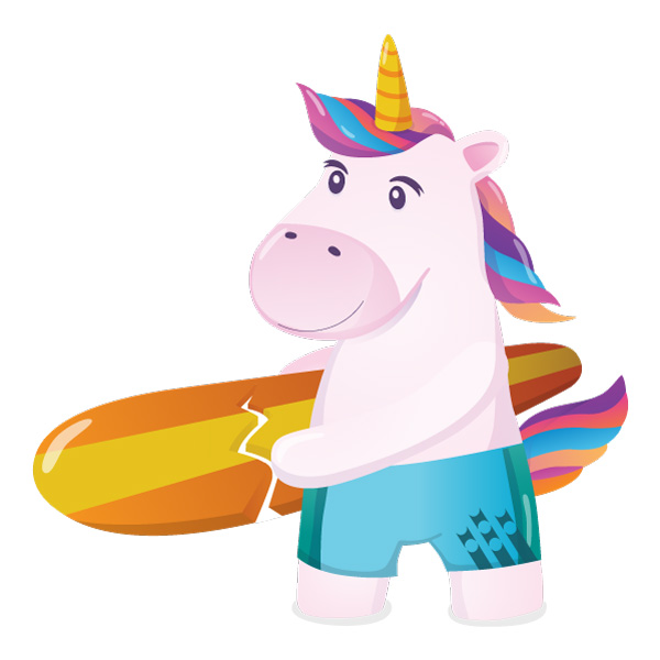 Surfing Unicorn Standing with Surfboard My Little Pony Style Full Body SVG PNG Clipart Surfing Unicorn Standing with Surfboard My Little Pony Style Full Body SVG PNG Clipart - Free Cartoon Vector Illustration PNG SVG AI EPS Download