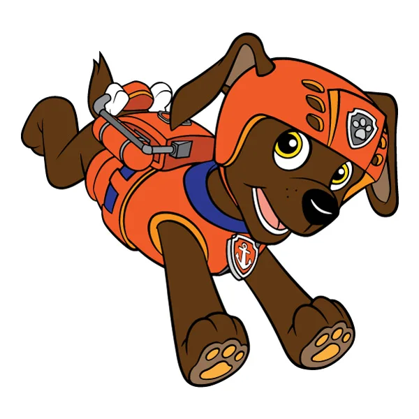 Swimming Zuma PAW Patrol Full Body Mascot SVG PNG Clipart Swimming Zuma PAW Patrol Full Body Mascot SVG PNG Clipart - Free Cartoon Vector Illustration PNG SVG AI EPS Download