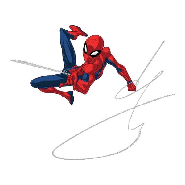 Swinging Spider-Man Mid-Air Full Body Comic Illustration SVG PNG Clipart Swinging Spider-Man Mid-Air Full Body Comic Illustration SVG PNG Clipart - Premium Cartoon Vector Illustration PNG SVG AI EPS Download