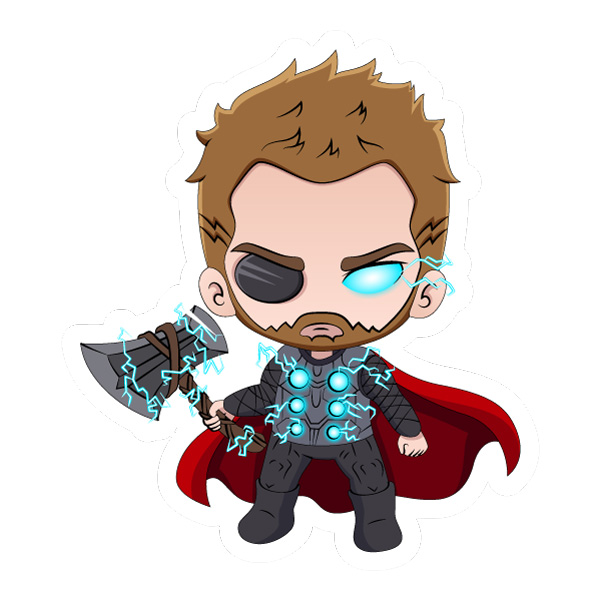 Thor Stormbreaker Chibi Superhero SVG PNG Clipart Thor Stormbreaker Chibi Superhero SVG PNG Clipart - Free Cartoon Vector Illustration PNG SVG AI EPS Download