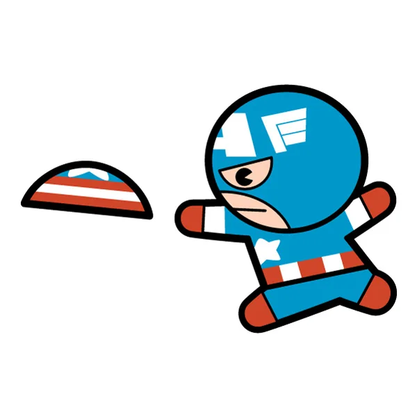 Throwing Shield Captain America Chibi Full Body SVG PNG Clipart Throwing Shield Captain America Chibi Full Body SVG PNG Clipart - Free Cartoon Vector Illustration PNG SVG AI EPS Download