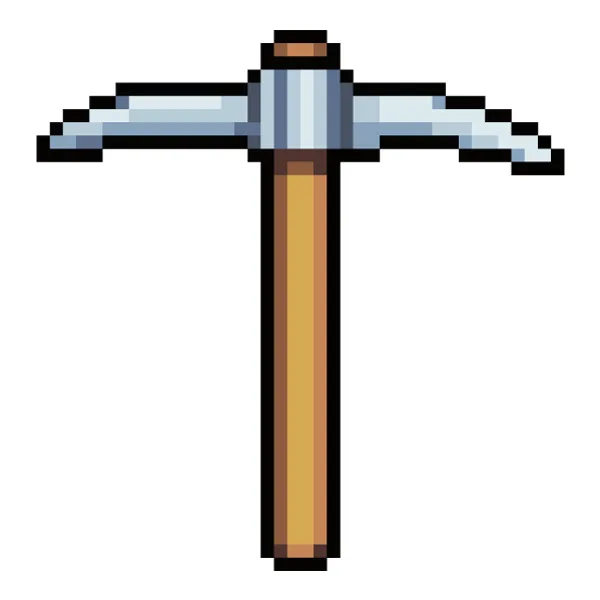 Vertical Pixel Art Pickaxe Tool SVG PNG Clipart Vertical Pixel Art Pickaxe Tool SVG PNG Clipart - Free Cartoon Vector Illustration PNG SVG AI EPS Download