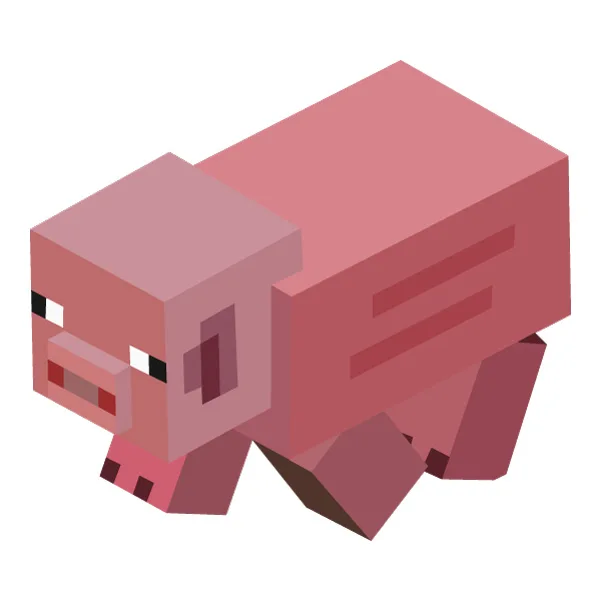 Walking Minecraft Pig Isometric Full Body SVG PNG Clipart Walking Minecraft Pig Isometric Full Body SVG PNG Clipart - Free Cartoon Vector Illustration PNG SVG AI EPS Download