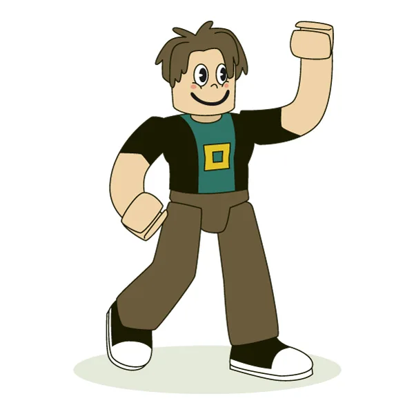 Walking Roblox Avatar Full Body Flat SVG PNG Clipart Walking Roblox Avatar Full Body Flat SVG PNG Clipart - Free Cartoon Vector Illustration PNG SVG AI EPS Download