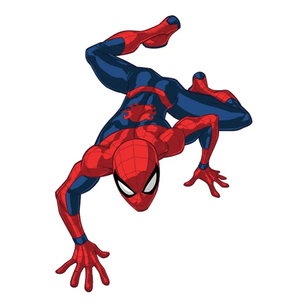 Wall Crawling Comic Style Spider-Man Full Body SVG PNG Clipart Wall Crawling Comic Style Spider-Man Full Body SVG PNG Clipart cartoon vector illustration