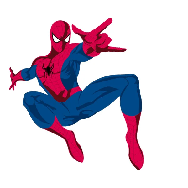 Web-Shooting Spider-Man Full Body Comic Style SVG PNG Clipart Web-Shooting Spider-Man Full Body Comic Style SVG PNG Clipart - Free Cartoon Vector Illustration PNG SVG AI EPS Download