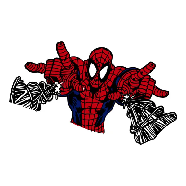 Web-Shooting Spider-Man Half Body Comic Art SVG PNG Clipart Web-Shooting Spider-Man Half Body Comic Art SVG PNG Clipart - Free Cartoon Vector Illustration PNG SVG AI EPS Download