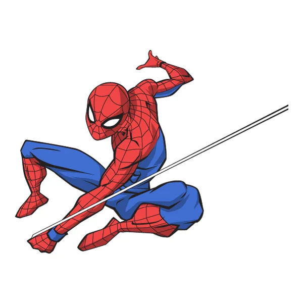 Web-Swinging Crouching Spider-Man Full Body Comic Style SVG PNG Clipart Web-Swinging Crouching Spider-Man Full Body Comic Style SVG PNG Clipart - Premium Cartoon Vector Illustration PNG SVG AI EPS Download