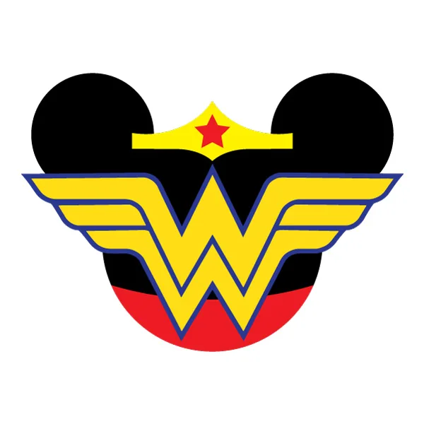 Wonder Woman Mickey Mouse Head Icon Flat Design SVG PNG Clipart Wonder Woman Mickey Mouse Head Icon Flat Design SVG PNG Clipart - Free Cartoon Vector Illustration PNG SVG AI EPS Download