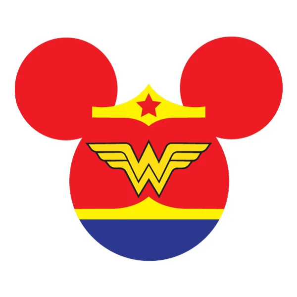 Wonder Woman Mickey Mouse Head Silhouette Flat Design SVG PNG Clipart Wonder Woman Mickey Mouse Head Silhouette Flat Design SVG PNG Clipart - Free Cartoon Vector Illustration PNG SVG AI EPS Download