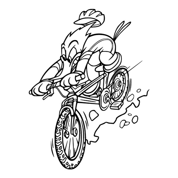 Woody Woodpecker Riding Mountain Bike Line Art SVG PNG Clipart Woody Woodpecker Riding Mountain Bike Line Art SVG PNG Clipart - Free Cartoon Vector Illustration PNG SVG AI EPS Download